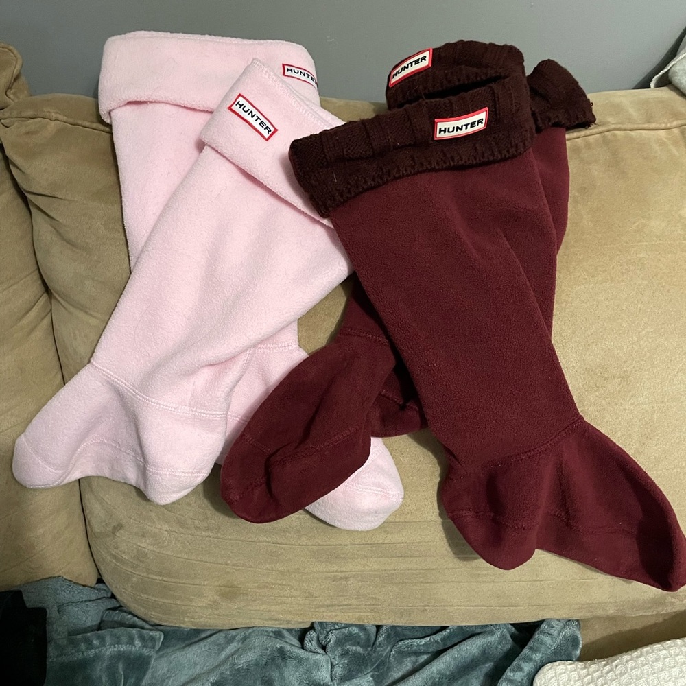 Hunter boot socks - Size Large.